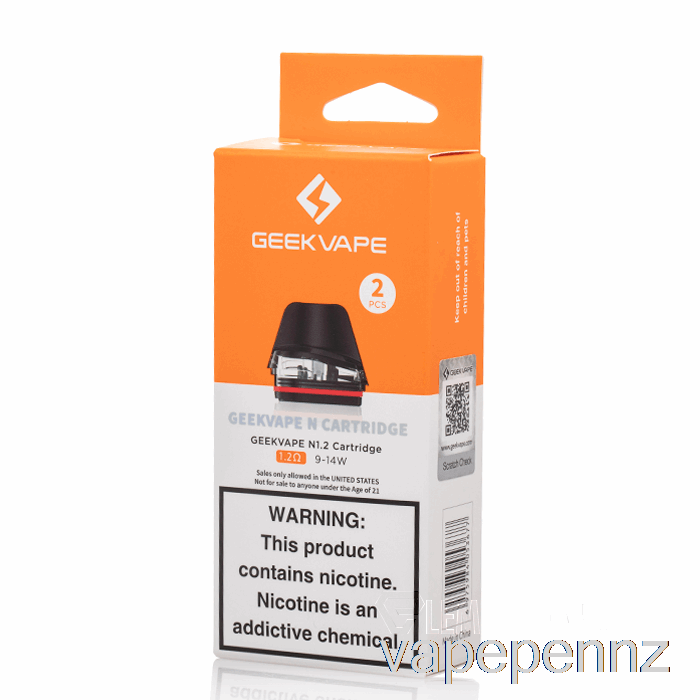 Geek Vape N Replacement Pods 1.2ohm Pods VAPE NZ